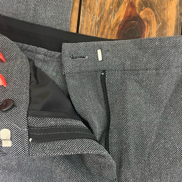 Zara Gray Pants with Red and White Stripes - Picture 5 of 7